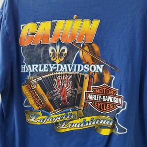 Harley Davidson tee large xl blue